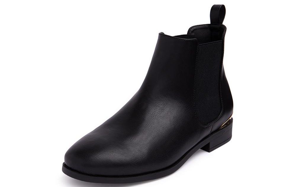 botines clasicos negros