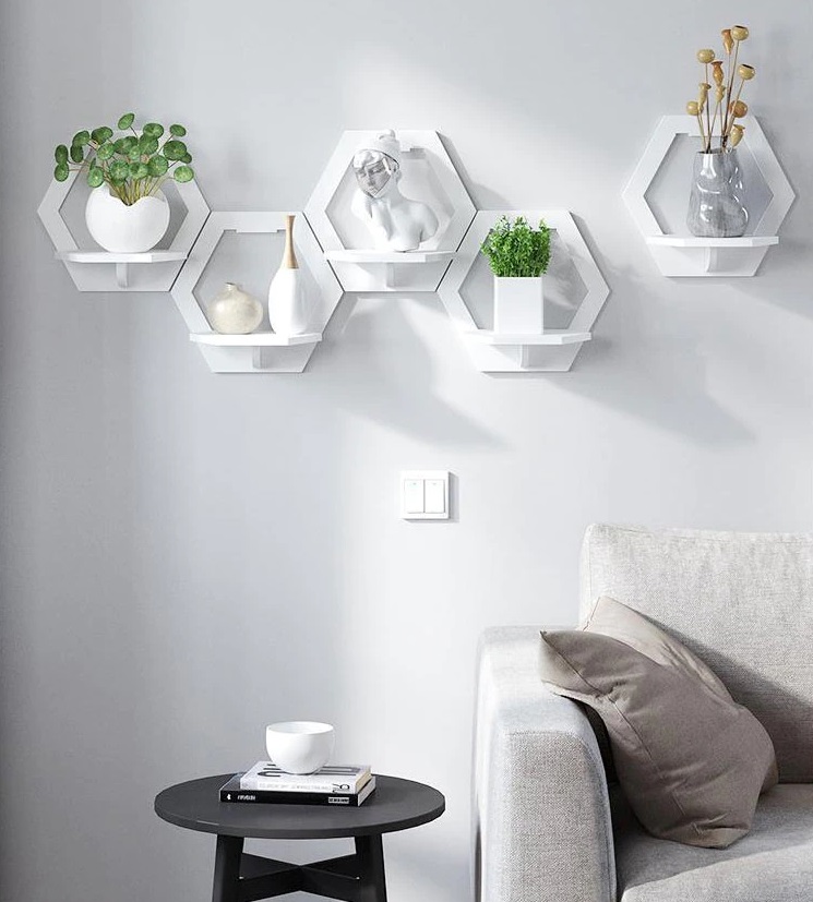 estanterías de pared