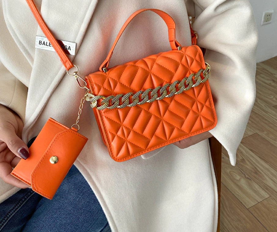 bolso naranja