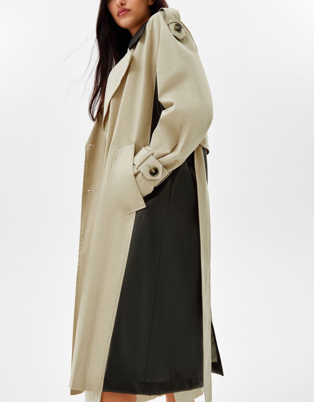 gabardina combinada
