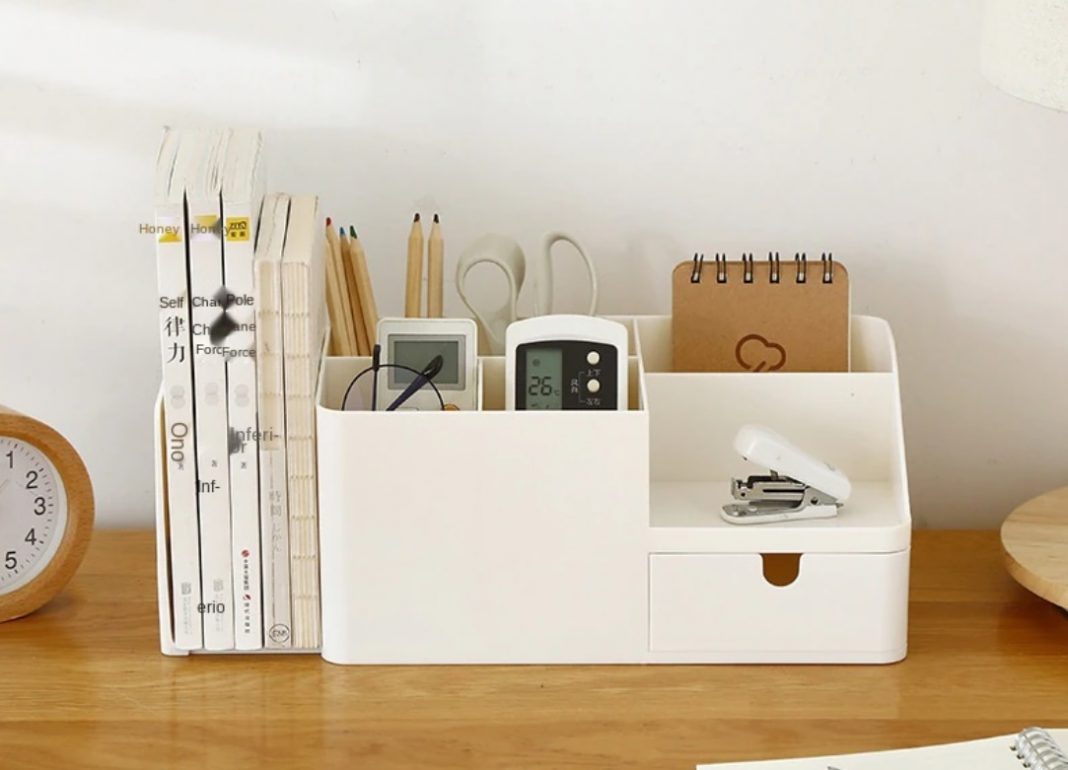 organizador con soporte para libros