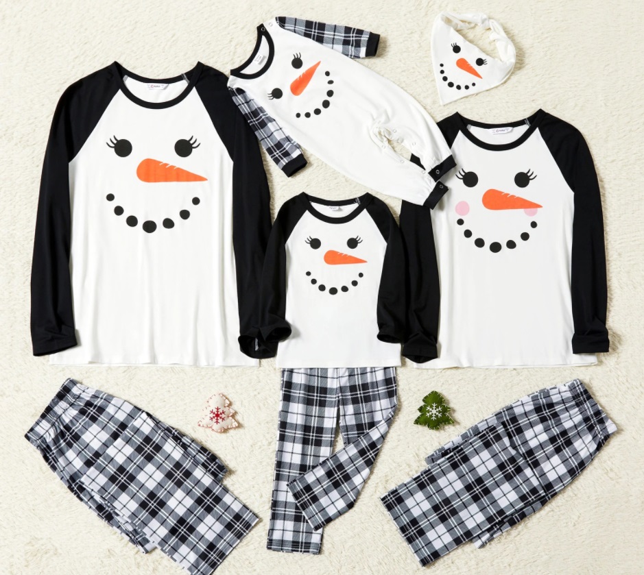 pijama muñeco de nieve