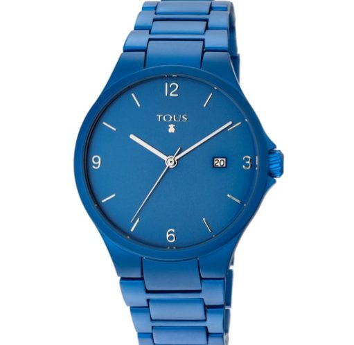 reloj aluminio azul tous