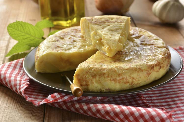 tortilla de patatas ajo