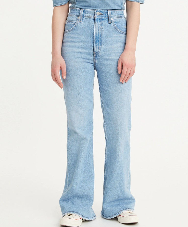 vaquero levis high flare lavado el corte ingles