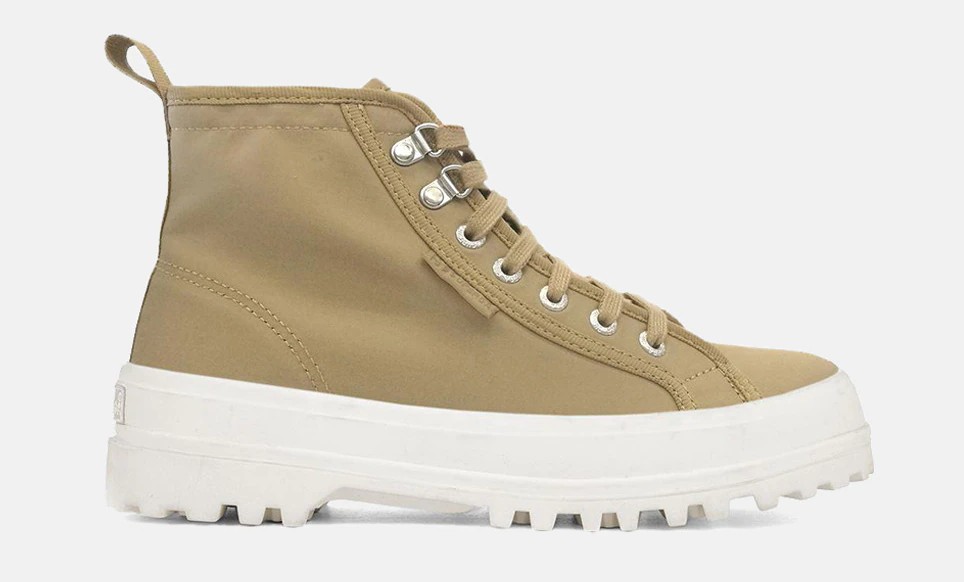 zapatillas lona beige superga