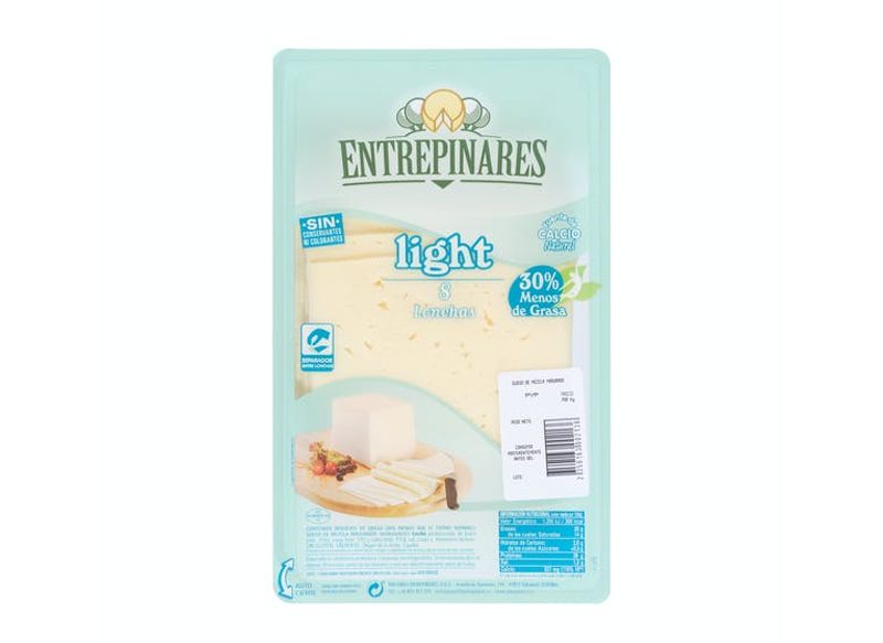 QUESO LIGHT ENTREPINARES, UNO DE LOS MÁS SALUDABLES
