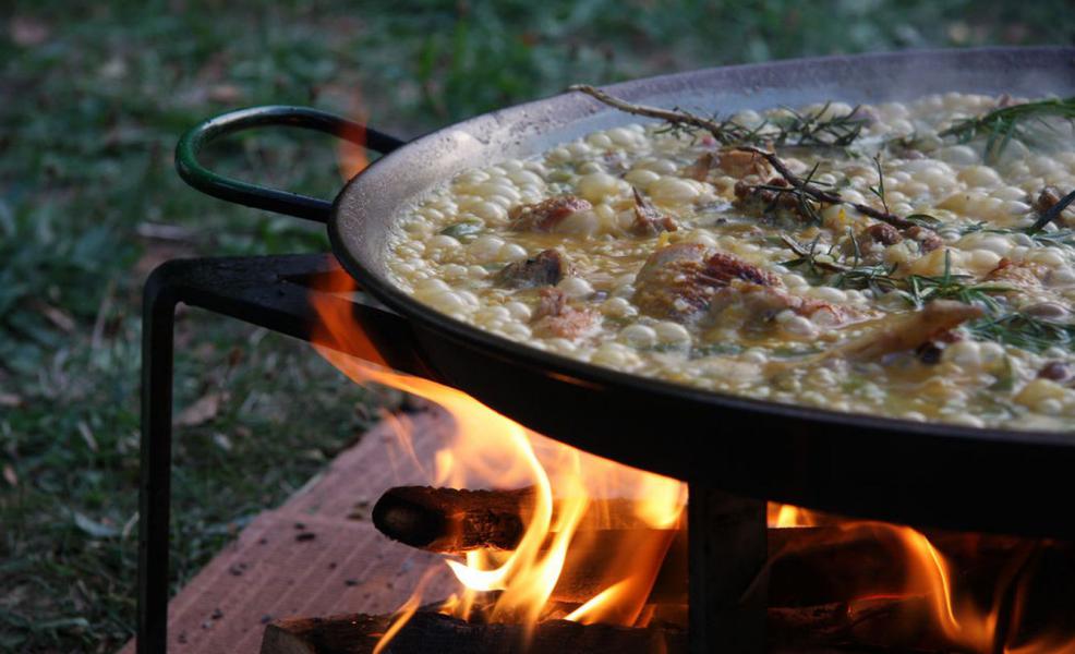 El fuego apropiado para hacer paella