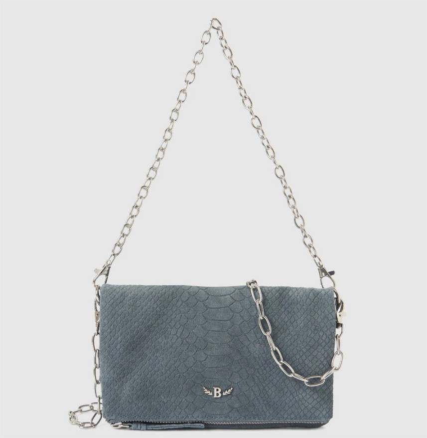 bolso brownie grabado serpiente