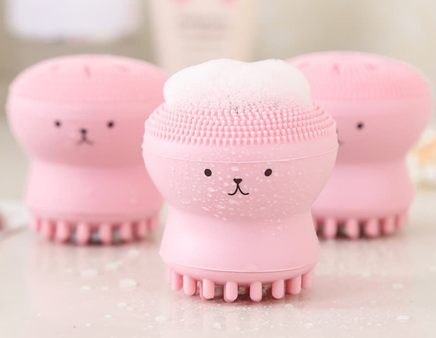 cepillo facial silicona