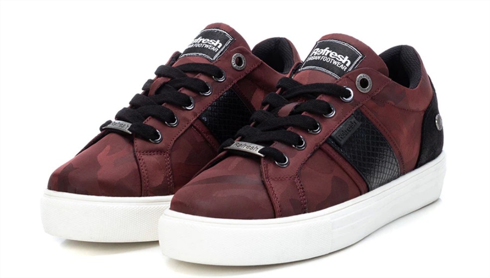 zapatillas burdeos refresh el corte ingles