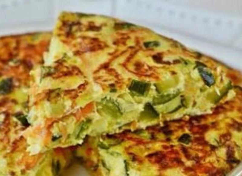 PASOS FINALES DE LA TORTILLA DE VERDURAS