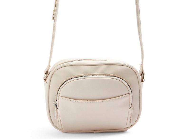 BOLSO BANDOLERA PARA CÁMARA DE PIEL SINTÉTICA CURVADO