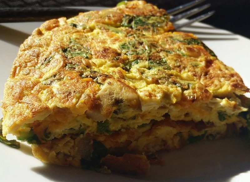 PRIMEROS PASOS DE LA TORTILLA DE VERDURAS