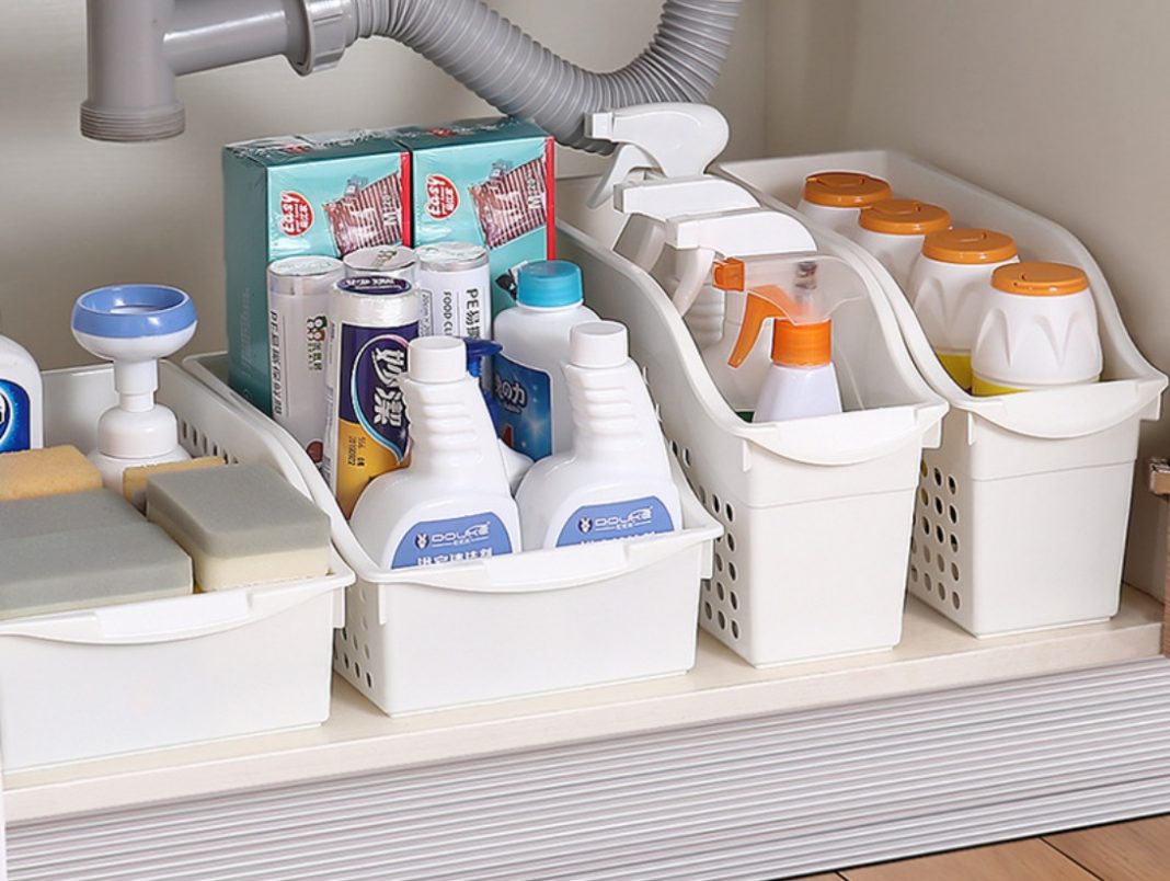 cajas bajo fregadero