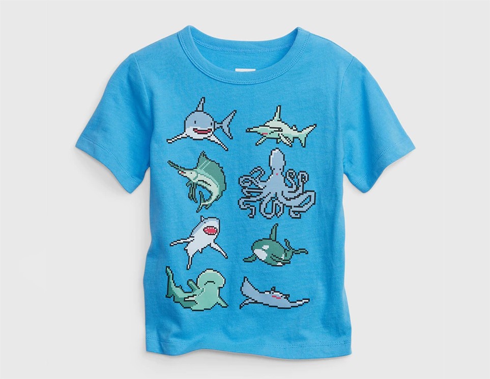 camiseta tiburones gap el corte ingles