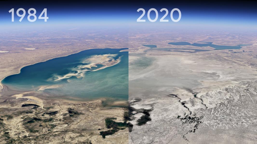 oogle Earth tomó fotos de los últimos 37 años