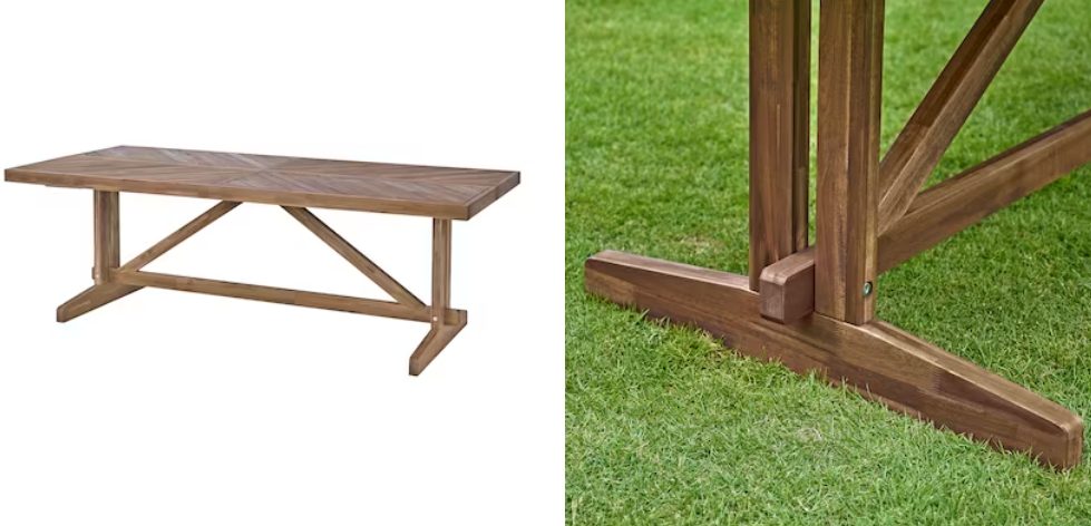 mesa jardin acacia