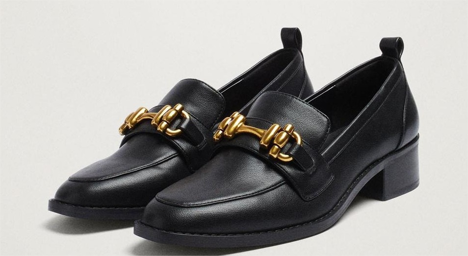 mocasines hebilla decorativa parfois el corte ingles