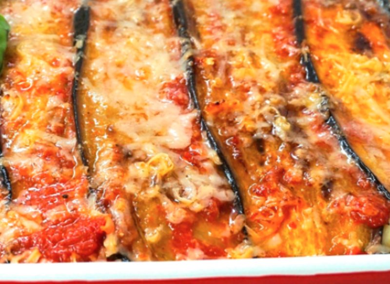 MONTAJE DE LA RECETA DE BERENJENAS DE JORDI CRUZ