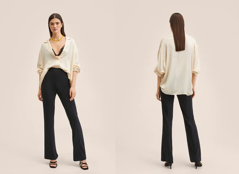 BLUSA SATINADA BOTONES