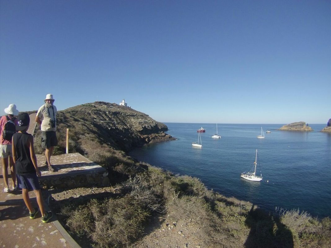 Una isla formada por la actividad volcánica