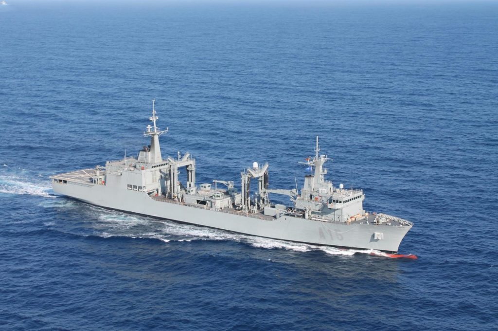 La gasolinera flotante española de la flota naval de la OTAN 1 Moncloa BAC Cantabria 1 Moncloa