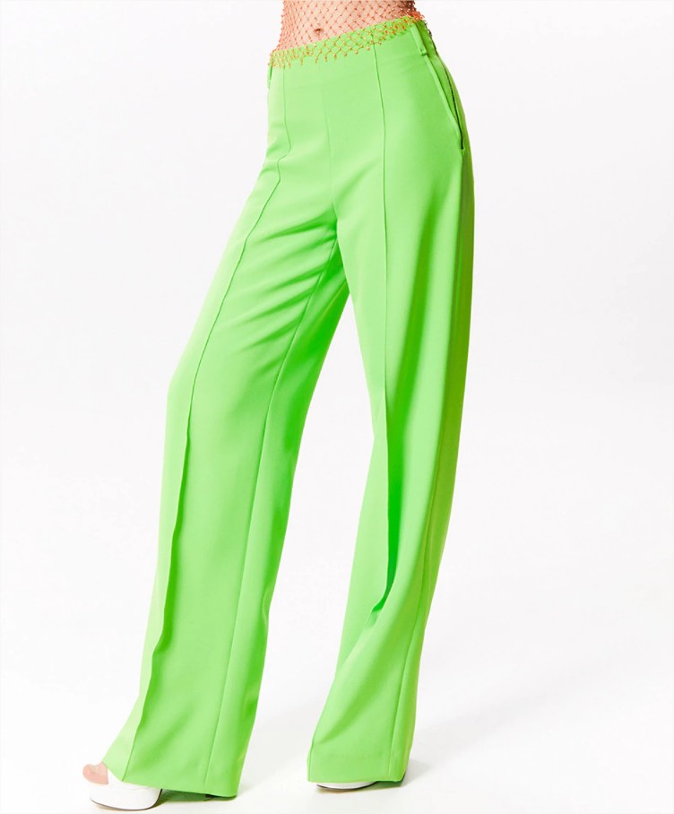 pantalon ancho verde sfera