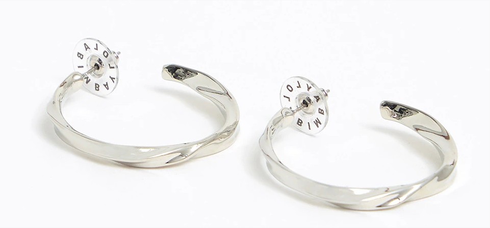 pendientes aro retorcido bimba y lola