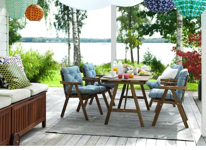 MESA DE JARDÍN FALHOLMEN DE IKEA