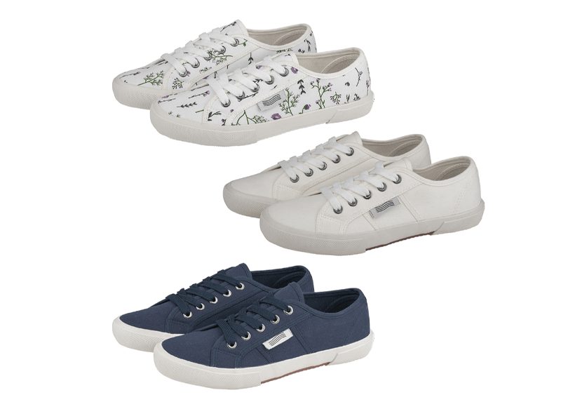 ZAPATILLAS DE LONA PARA MUJER DE ALDI