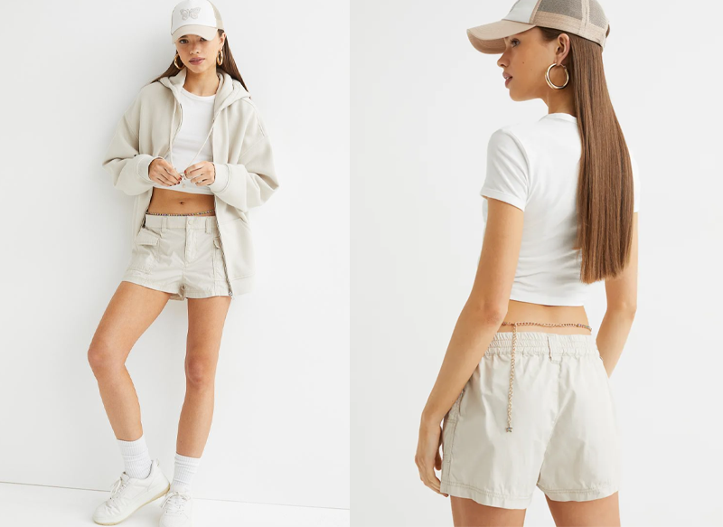 PANTALÓN CORTO CARGO DE H&M