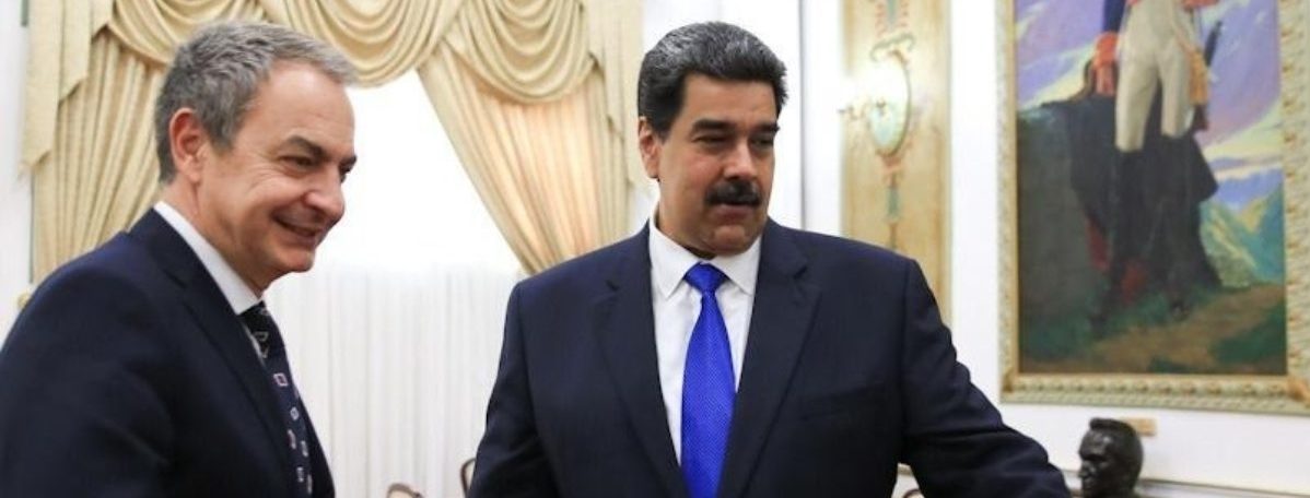 José Luis Rodríguez Zapatero y Nicolás Maduro. EP