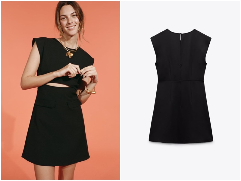 Vestido mini cut out