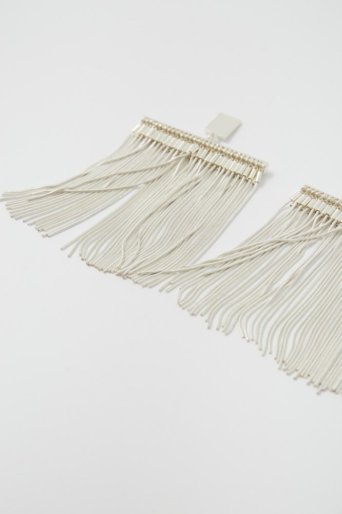 pendientes flecos sfera