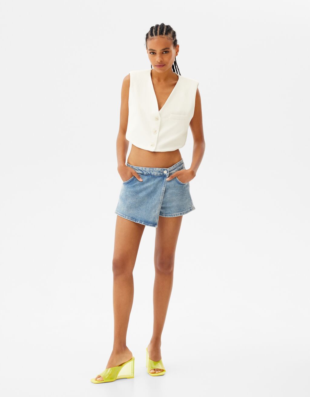 skort denim