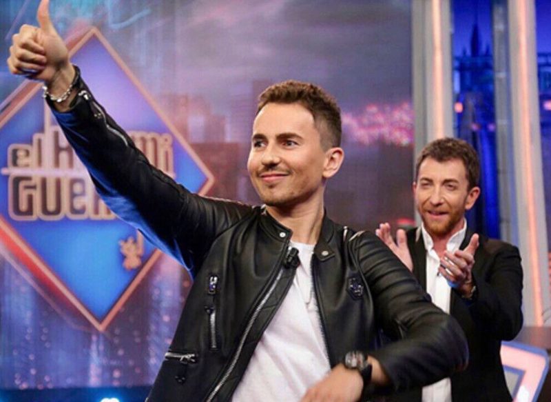 JORGE LORENZO, UNA VISITA CON MUCHO TIRÓN