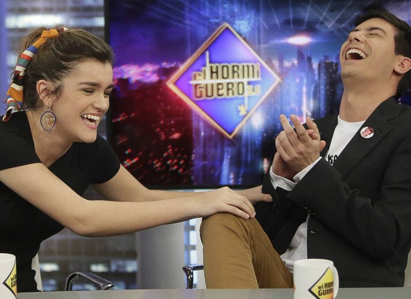 AMAIA Y ALFRED (OT) EN SU VISITA AL PROGRAMA