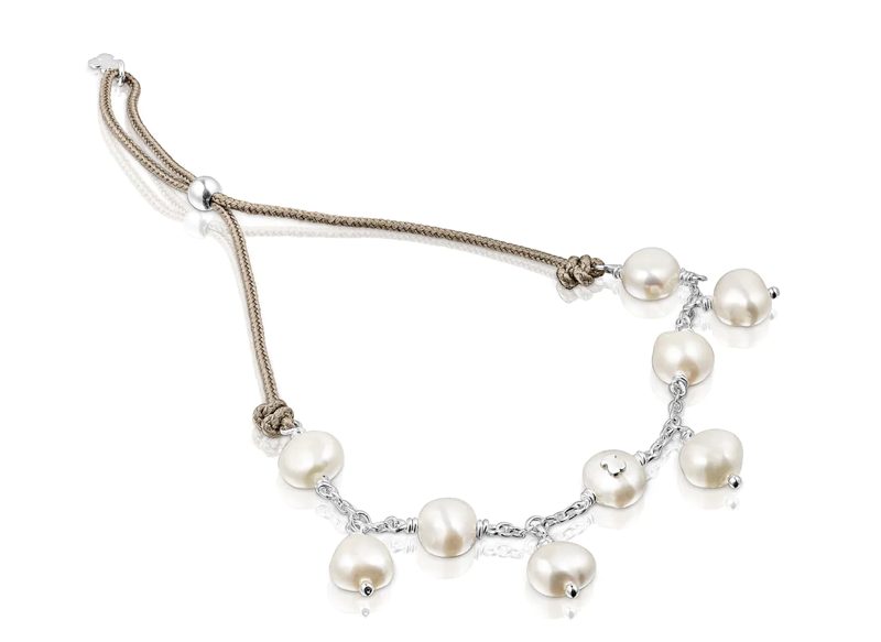 PULSERA DE PLATA Y PERLAS TOUS ICON PEARLS