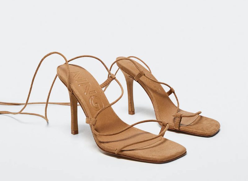 SANDALIAS TIRAS TACÓN