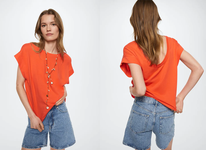 CAMISETA ESCOTE ESPALDA