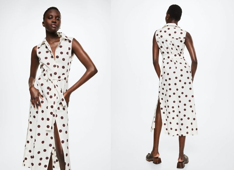 VESTIDO ALGODÓN LUNARES