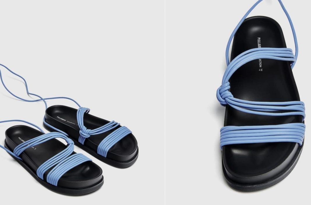 Sandalia con detalle de tiras