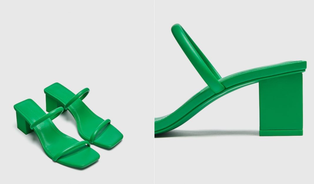 Sandalia tacón tiras de Pull&Bear