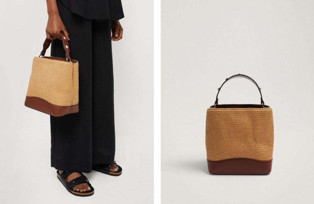 Bolso bombonera trenzado de Parfois