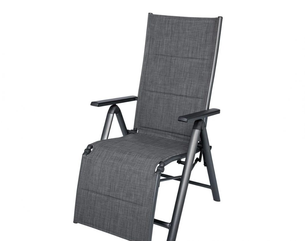 Sillón tumbona acolchado de aluminio Toronto