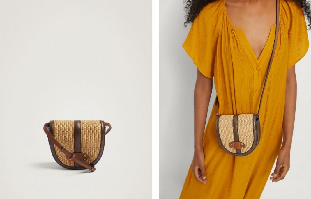 Bolso bandolera trenzado