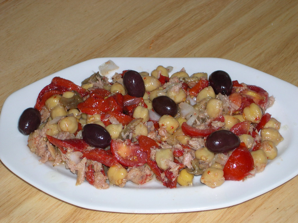 ensalada de garbanzos bonito