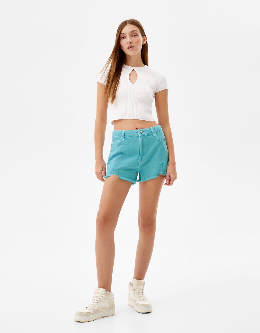short sarga bershka