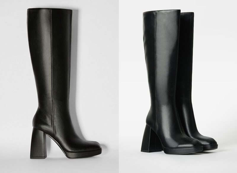 BOTAS TACÓN MINI PLATAFORMA